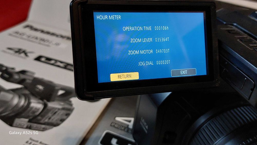 Camera  Video 4k Panasonic AG UX 90