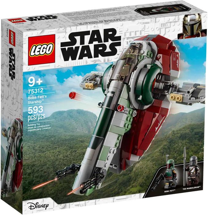 LEGO Star Wars 75312 - Boba Fett’s Starship - nou, sigilat