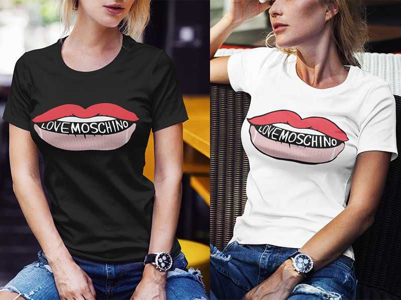 Дамска тениска Love Moschino принт 8 модела