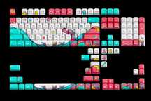 Keycaps QwertyKey Octopus White Profil OEM Material PBT