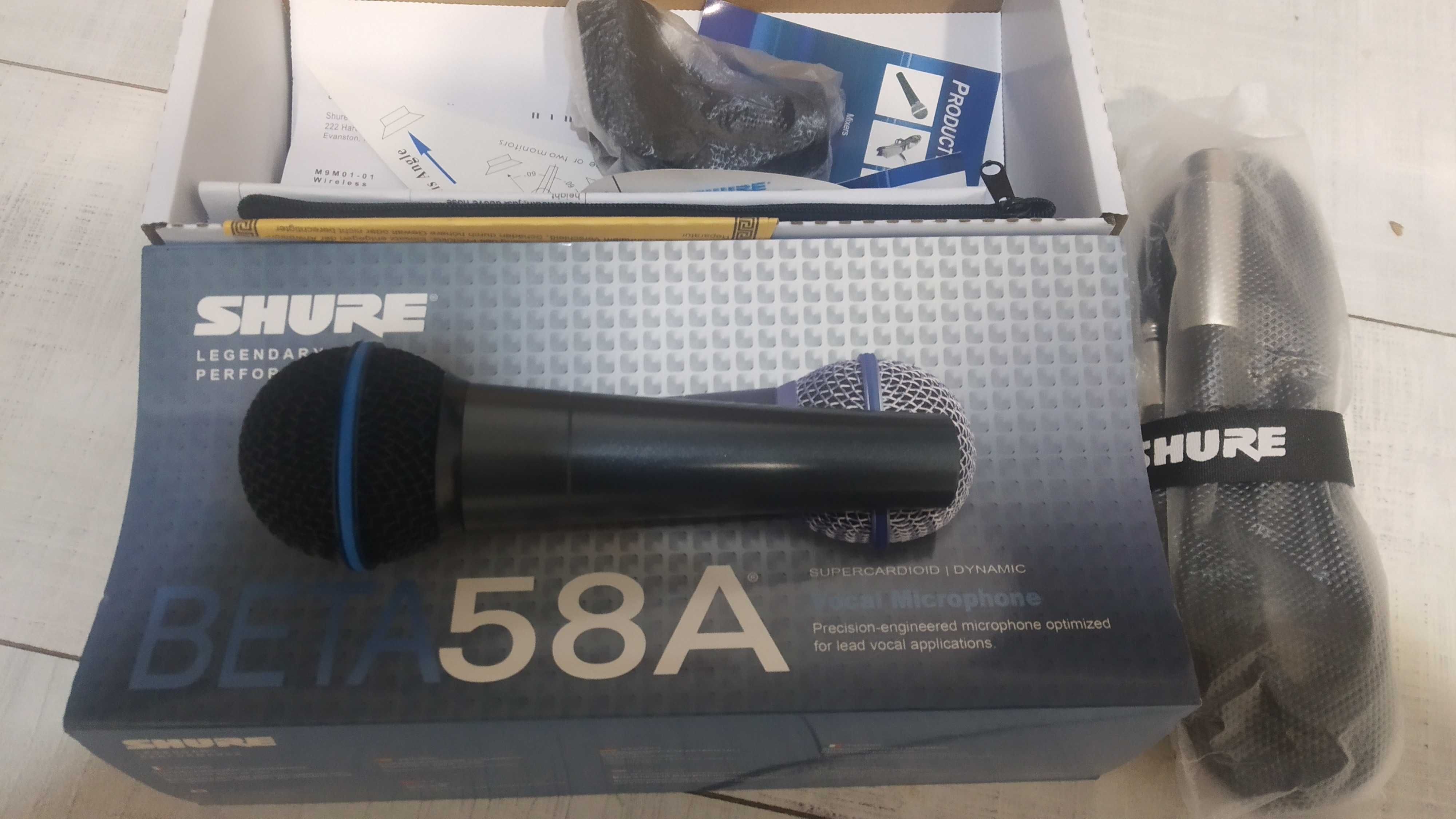 Оригинален микрофон limited BLACK SHURE BETA 58A.