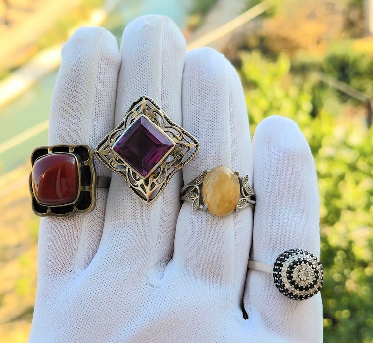 Кольцо серебро Змейка.