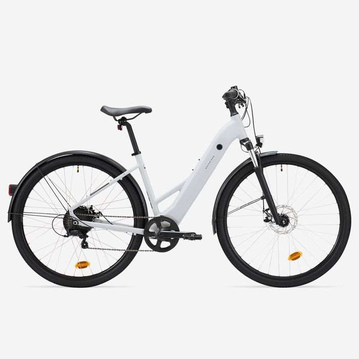 Bicicletă polivalentă electrică Cadru jos - produs resigilat Decathlon