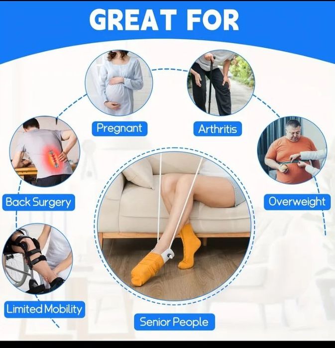 Помощник для одевания носков