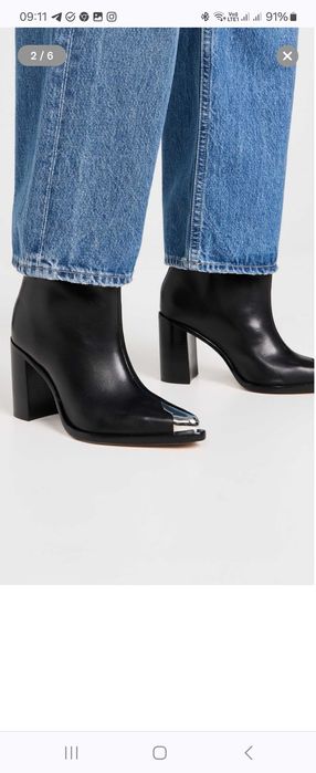 Сапоги Schutz кожаные оригинал
