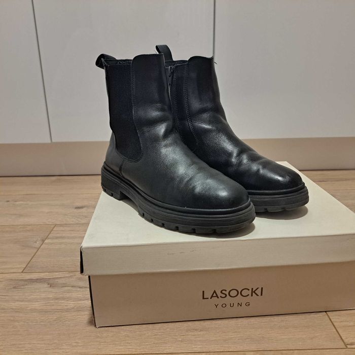 Детски боти от естествена кожа, размер 36