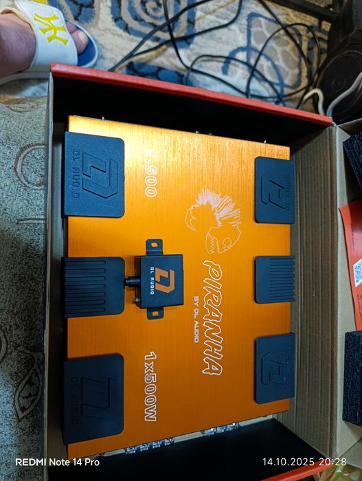 Dl audio моноблок с регулятором баса с салона.