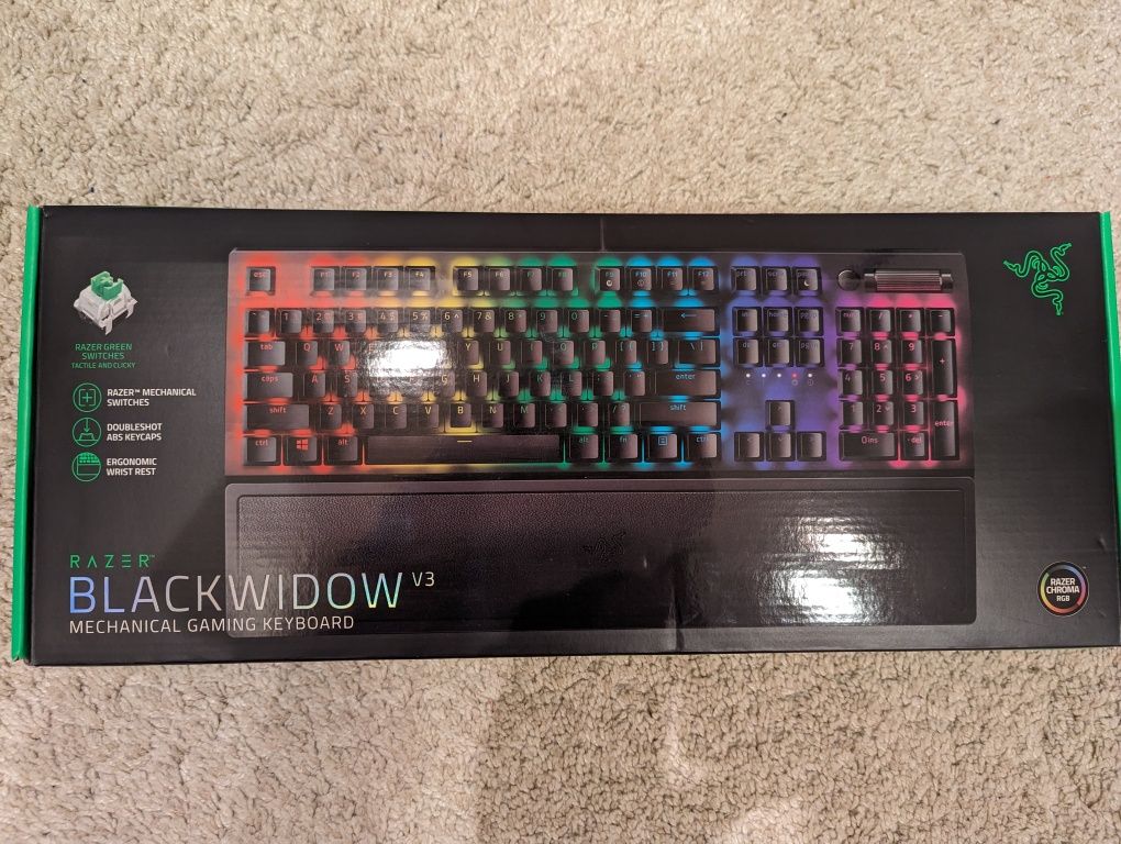 Гейминг клавиатура Razer Black Widow v3 Chroma RGB