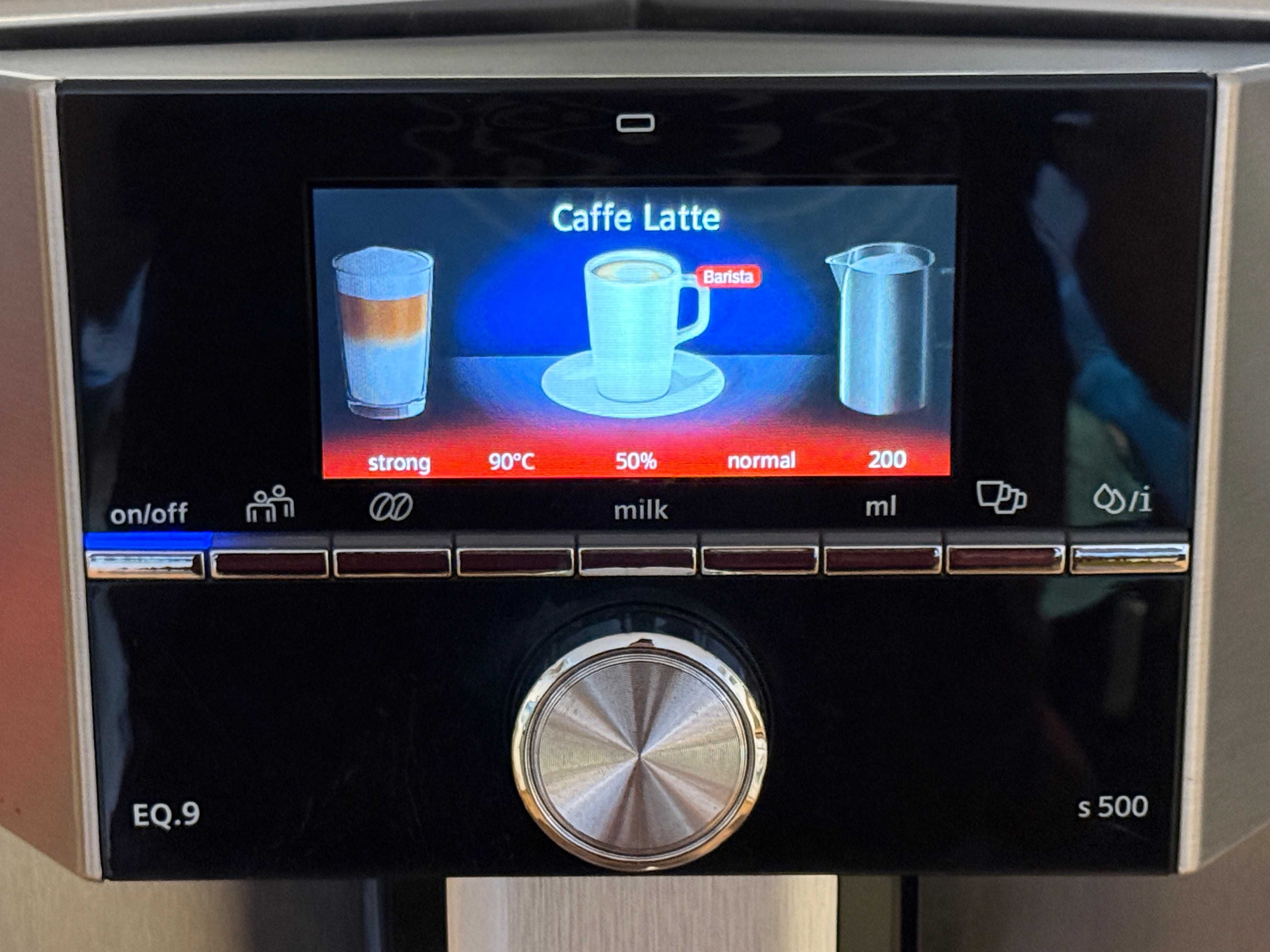 Кафе Автомат Siemens EQ9 s500`Espresso,Cappuccino,Latte,Ristretto