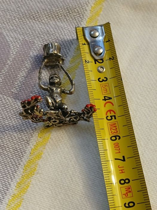 Miniatura argint masiv 800