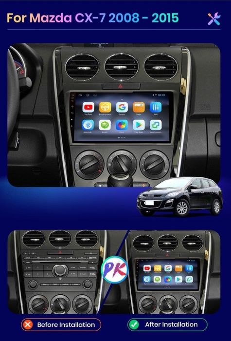 Navigatie Android dedicata Mazda CX-7 ( fab.2008-2015).