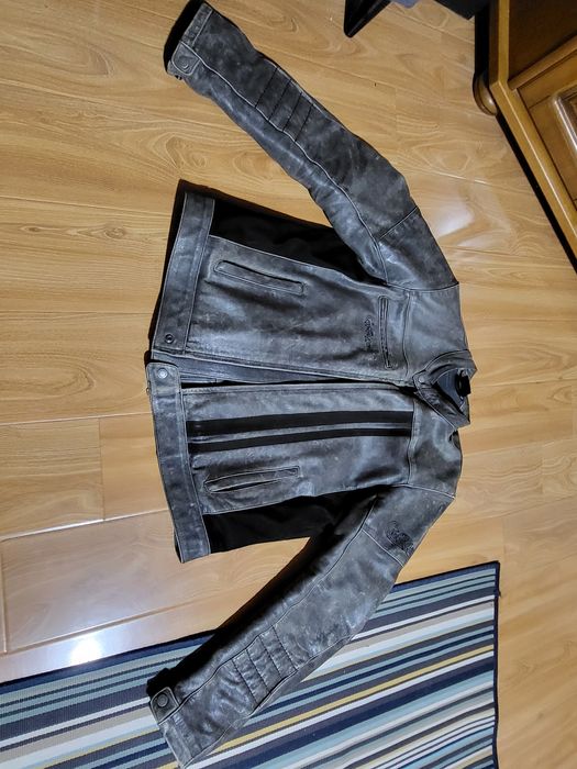 Geaca piele moto Cafe Racer