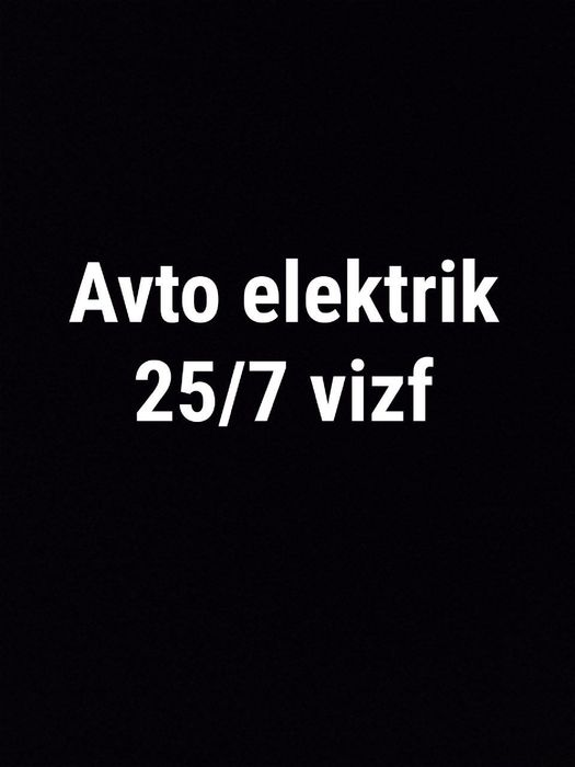 Avto elektirik 24/7 vizf