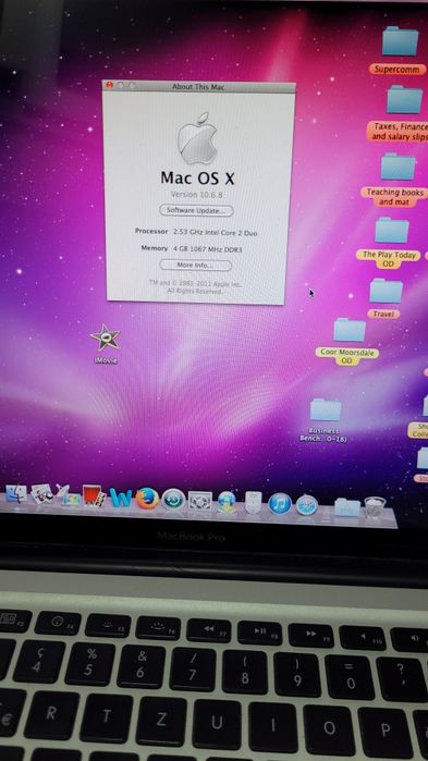 Apple MacBook Pro 15 Core™2 Duo 2.53GHz, 4GB, 160 GB