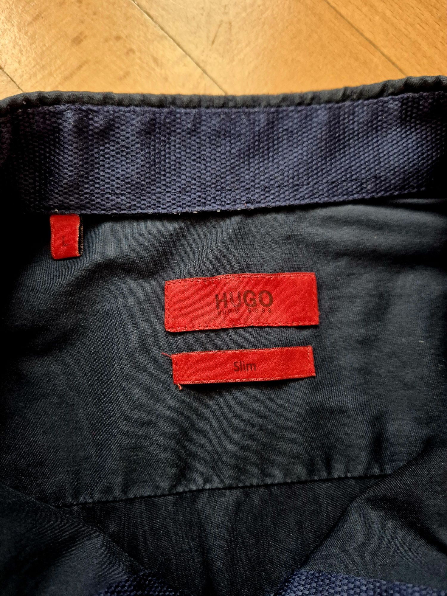 НАМАЛЕНИЕ! Оригинална мъжка риза Hugo Boss / Размер Л
