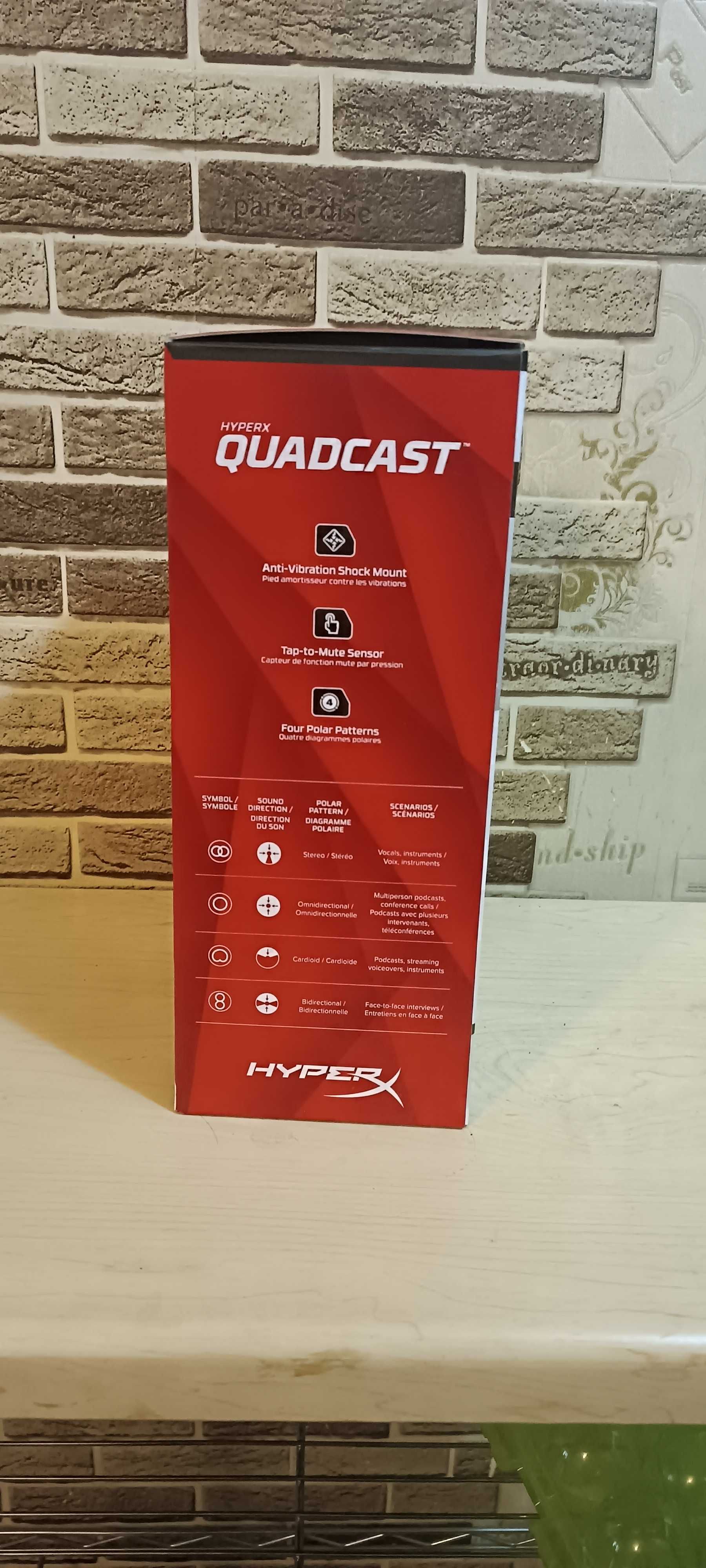 Продам микрофон HyperX QuadCast