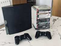 Playstation 3 SLIM 320 gb + 25 игри + 2 контролера