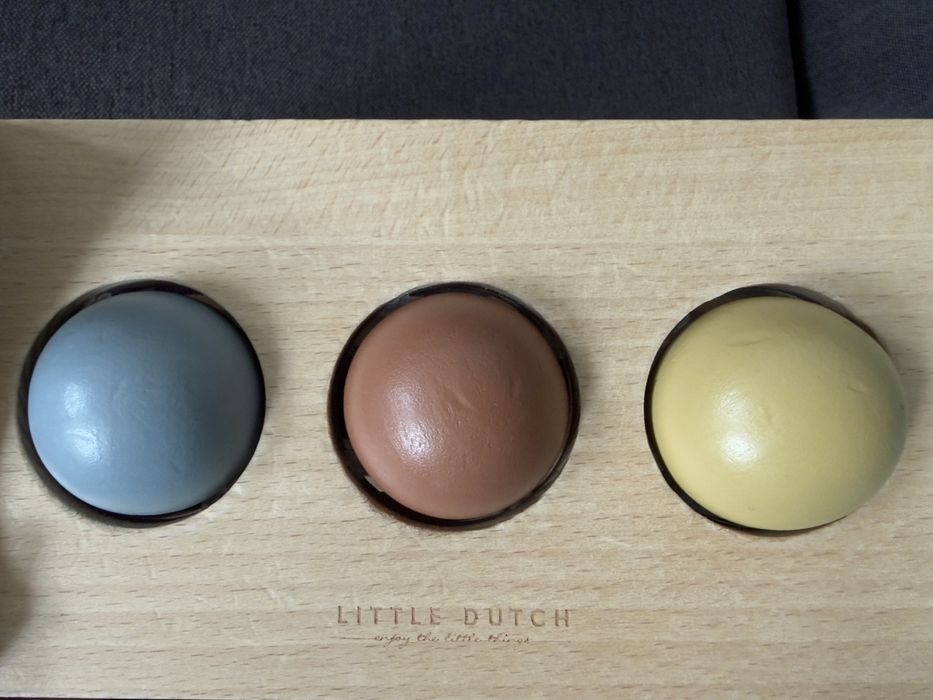 Дървена игра с чукче и търкалящи се топчета Little Dutch