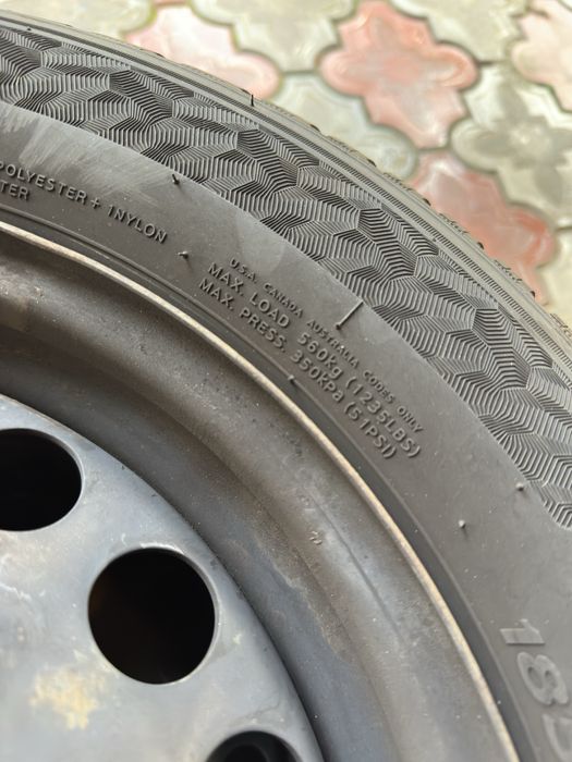 Roti complete iarna Hankook icept rs3, 185/65 R15, jante tabla