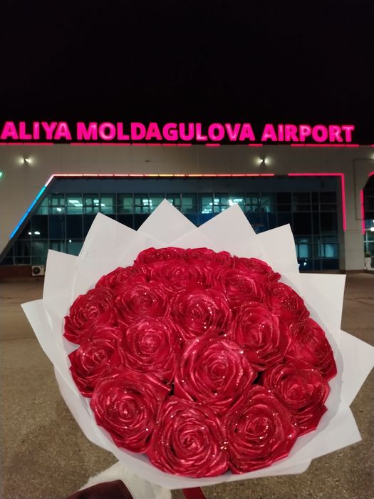 Цветы из атласных лент