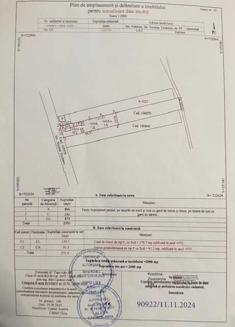 Casa spatioasa 5 camere + teren mare (43 ari) in Halmeu –125.000€