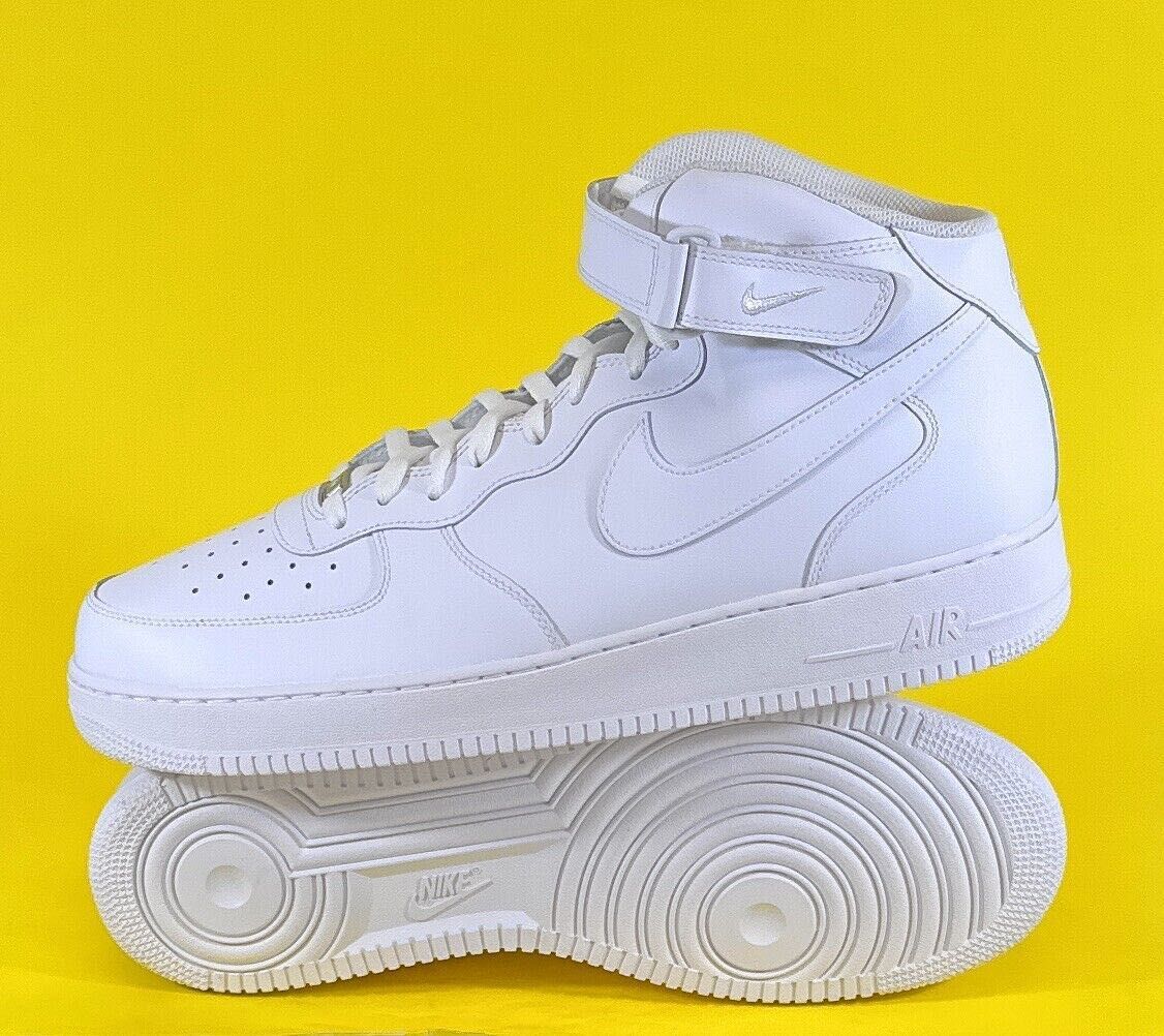 Nike Air Force Mid White Adidasi - OFERTA