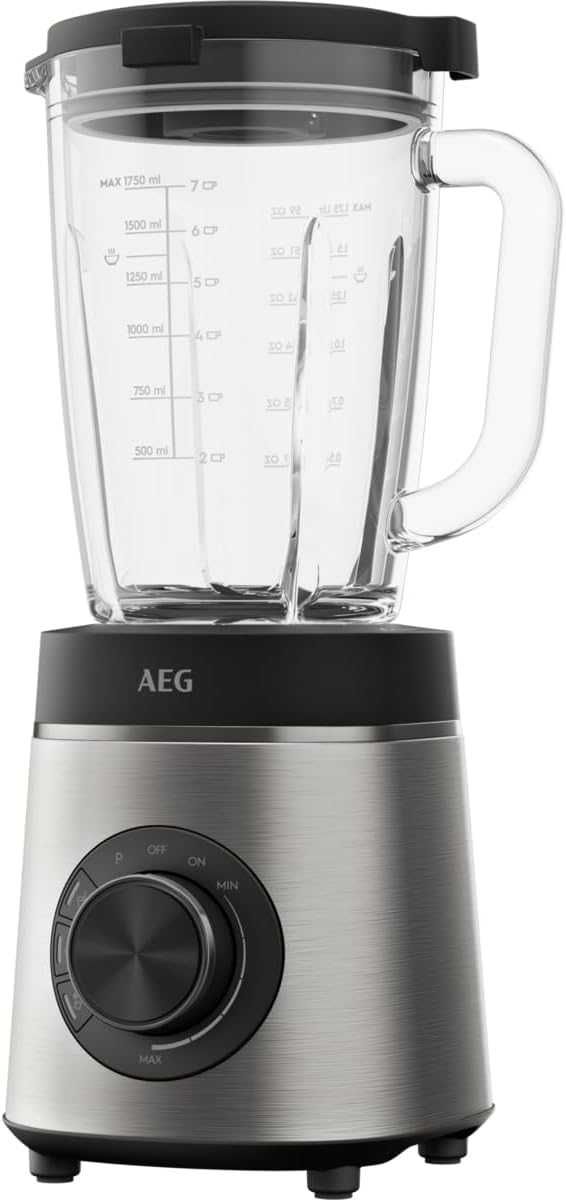 Блендер AEG TB6-1-6ST 3 програми,6 остриета 1400W 1,75L Стъклена кана