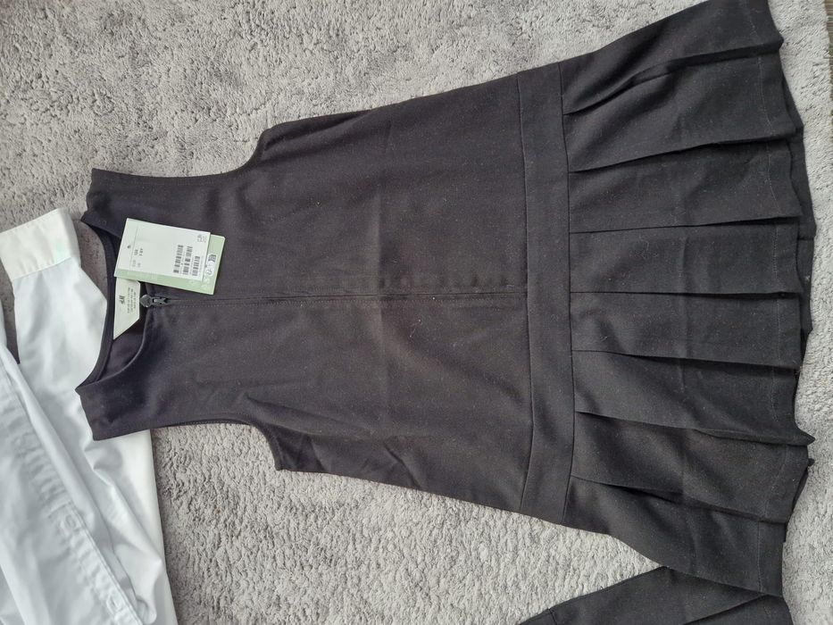 Set 2 sarafane+2 camași+ fusă H&M 7-8ani 122-128