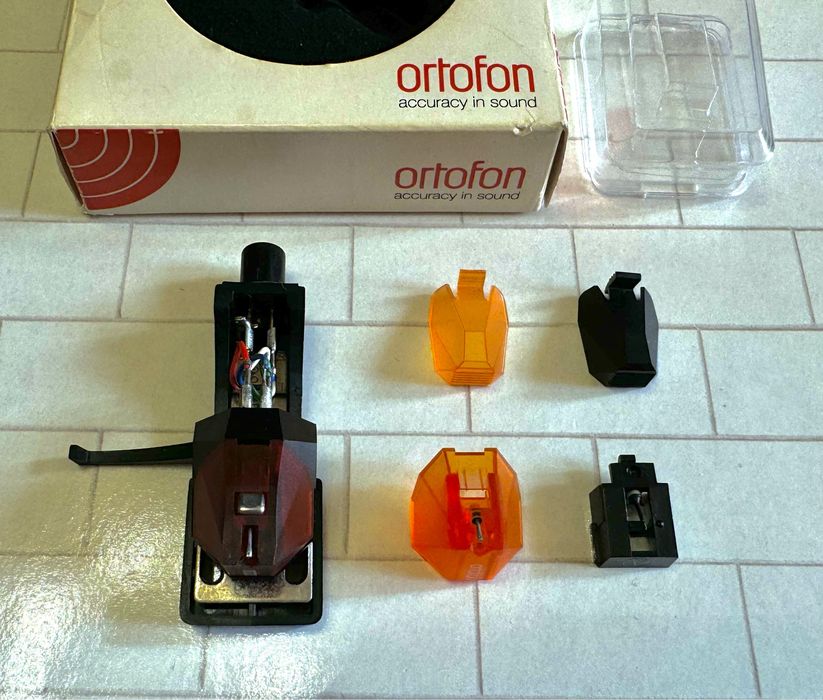 Головка Ortofon 2m (red).Стилус,игла-(bronze),audio technica ATN 3830