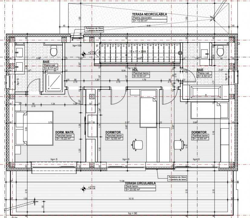 Casa individuala, 4 cam, 756mp teren, 137mp utili, Chinteni, zona Lac