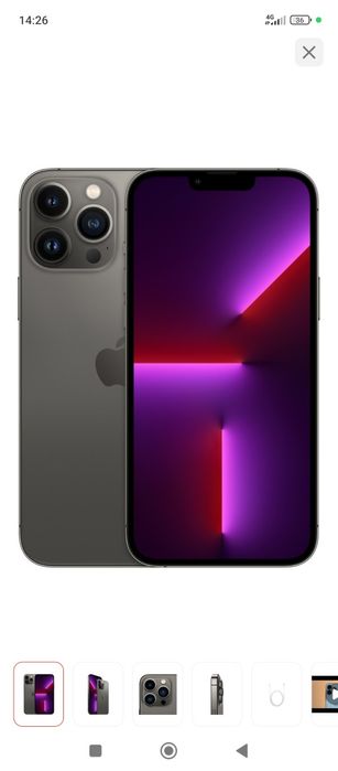 Айфон 13 pro. Ёмкость 100%. Память 256