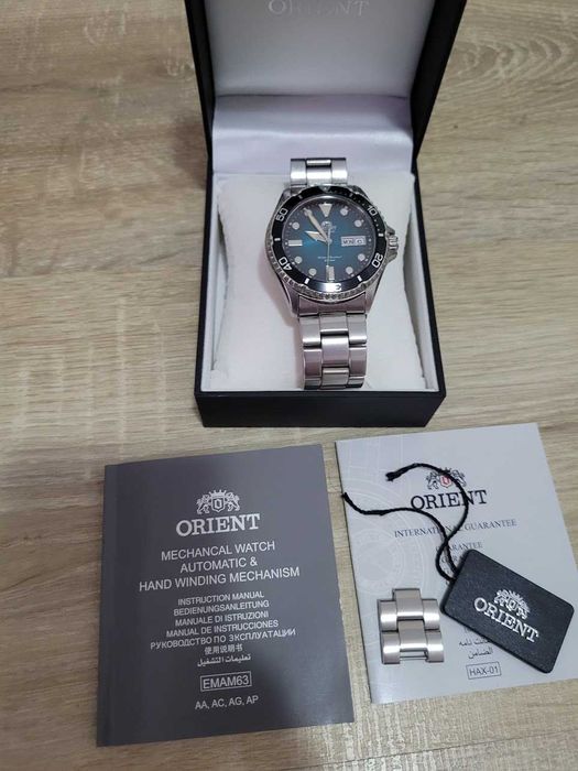 Ceas Orient New Kamasu RA-AA0811E automatic watch green dial 41.8mm