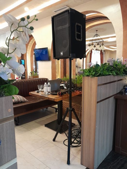 Прокат колонка микрофон усилитель звука kalonka mikrafon