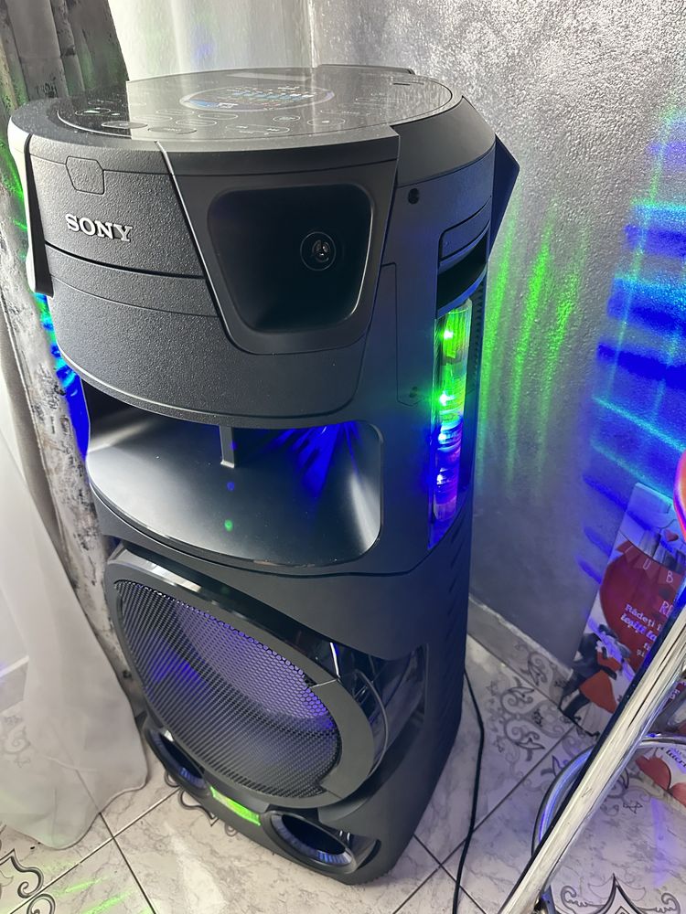 Boxa Sony V73D party music Party lights