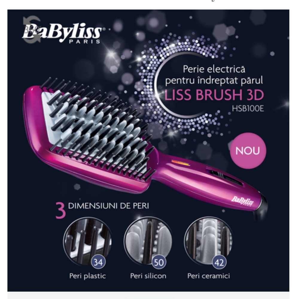 Perie electrica BabyLiss Brush 3D