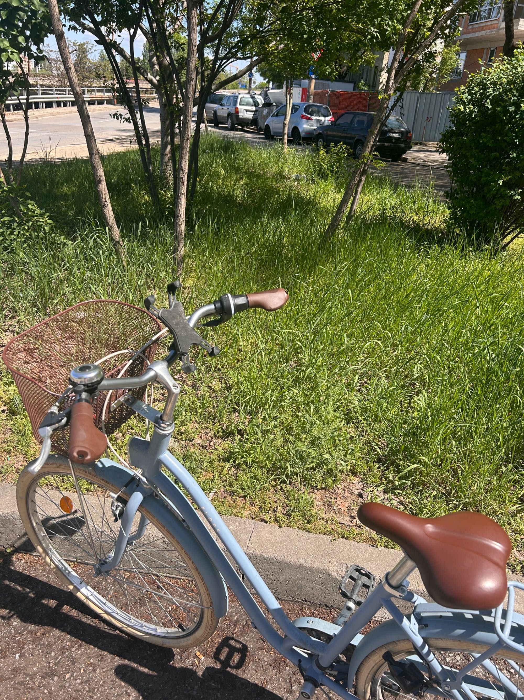 Колело (велосипед/bike) светло-синьо, city-style