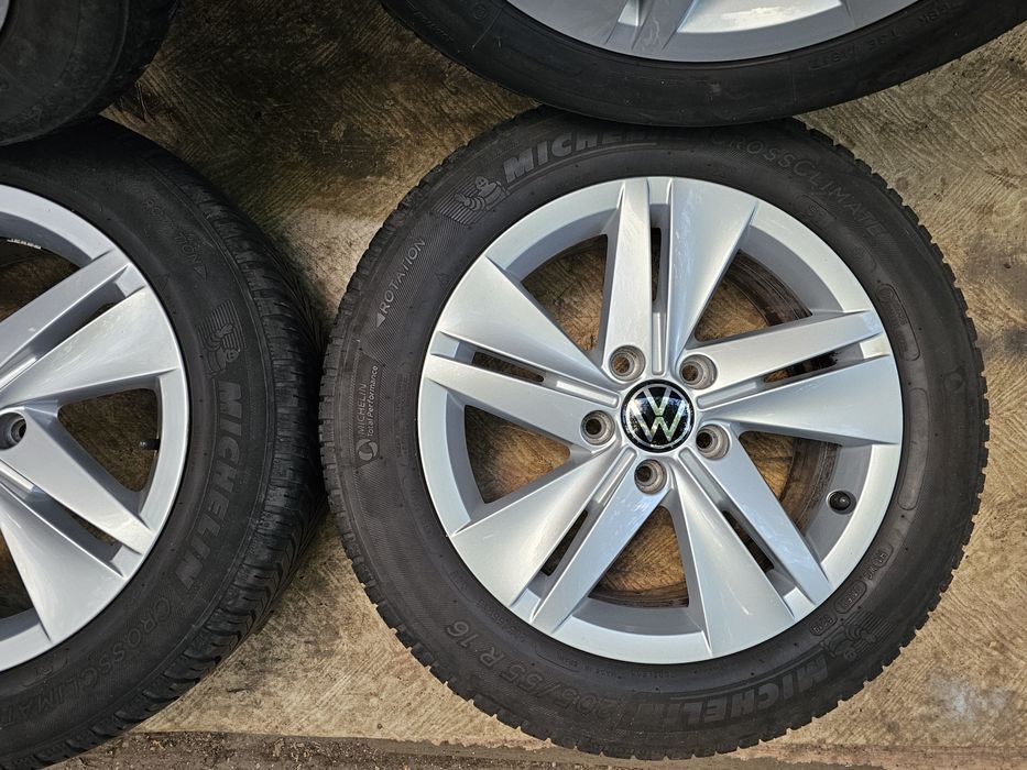 Jante aliaj 16" Skoda Octavia/Volkswagen/Seat anvelope iarna 205 55 16