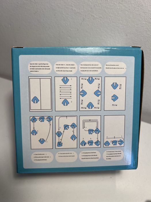 Уред за двустранно почистване на прозорци