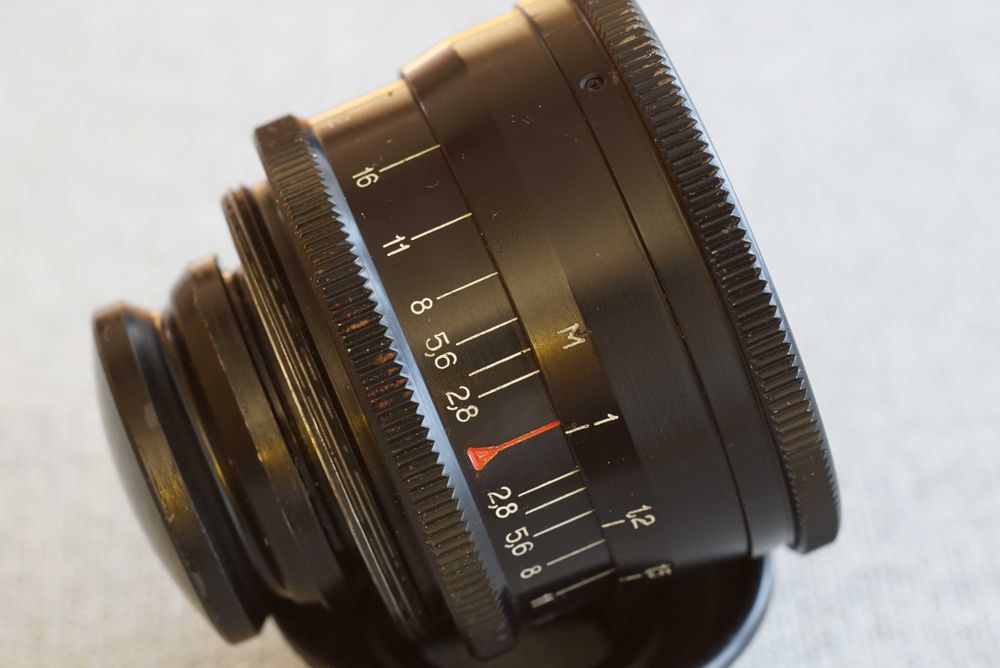 Obiectiv vintage Jupiter 12 35mm f2.8