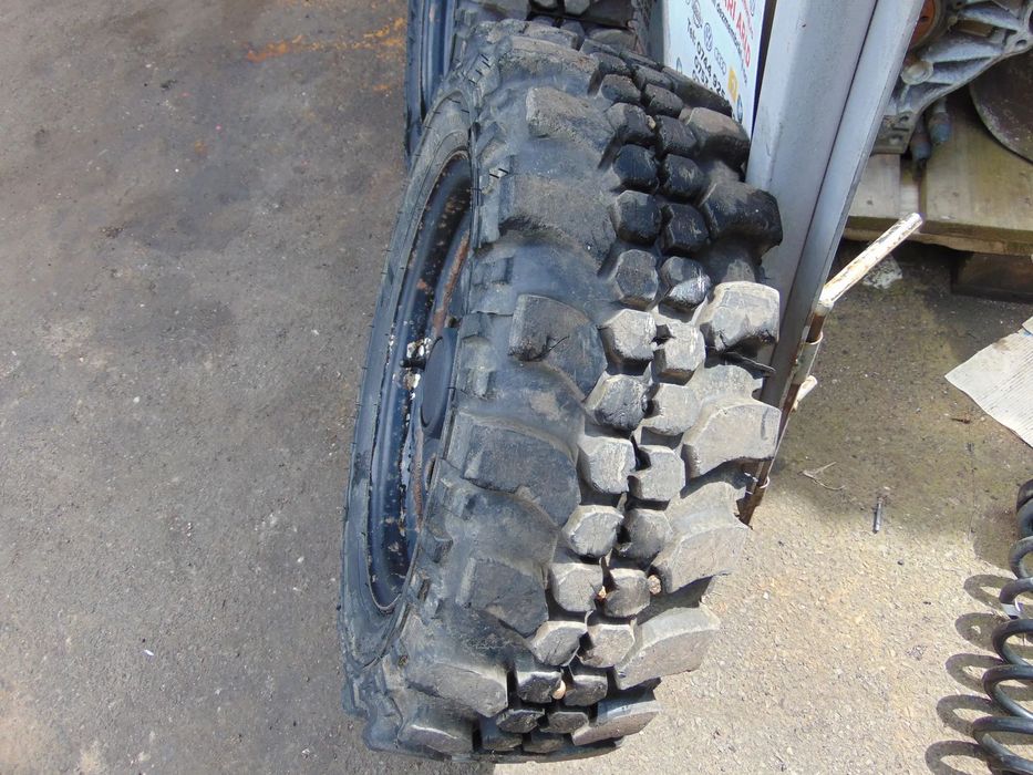 Jante cu anvelope Simex Suzuki Samurai Vitara Jimny feroza r15 175x80xr15 off road teren