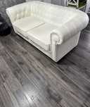Canapele Chesterfield albe
