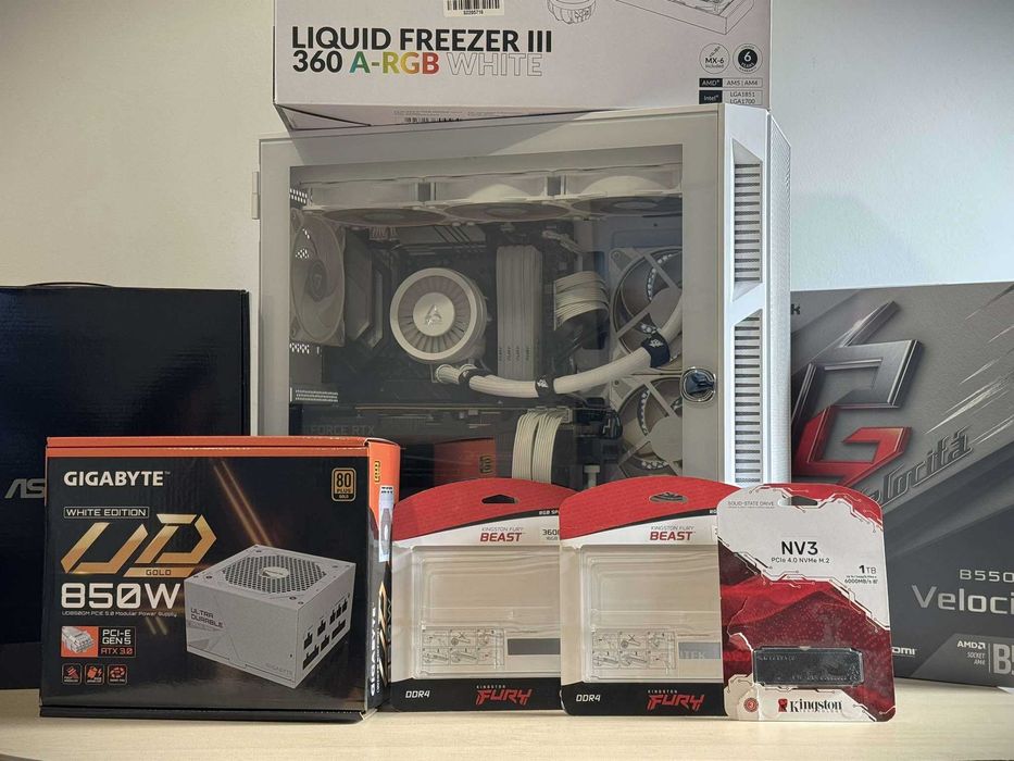 Бартер!Ryzen 7 5700X3D / 32GB Ram / 1TB SSD / RTX 2070 SUPER ROG STRIX