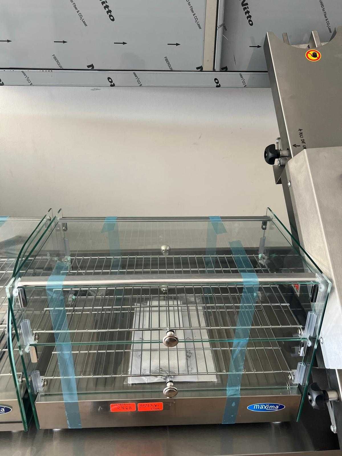 Vitrina Calda cu 2 Rafturi 55 cm | 50 Litri