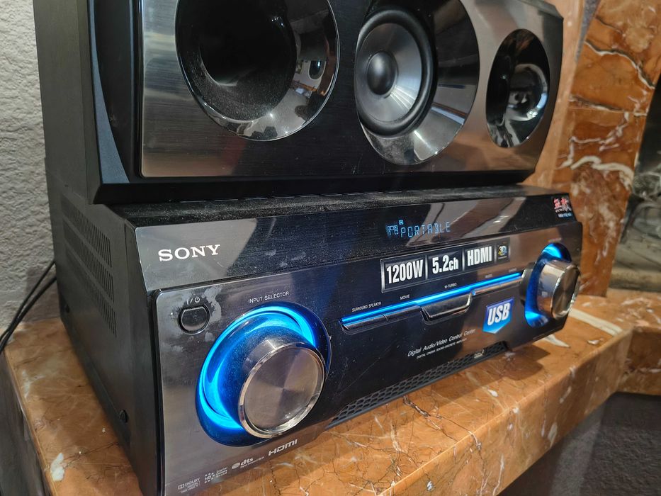 Колонки сабвуфер .ресивер Сони Sony STR-KM3 в Хорошем состоянии
