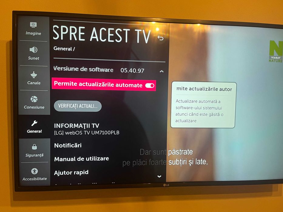 Televizor LED Smart LG, 108 cm, 43UM7100PLB, 4K Ultra ,cu MAGIC remote