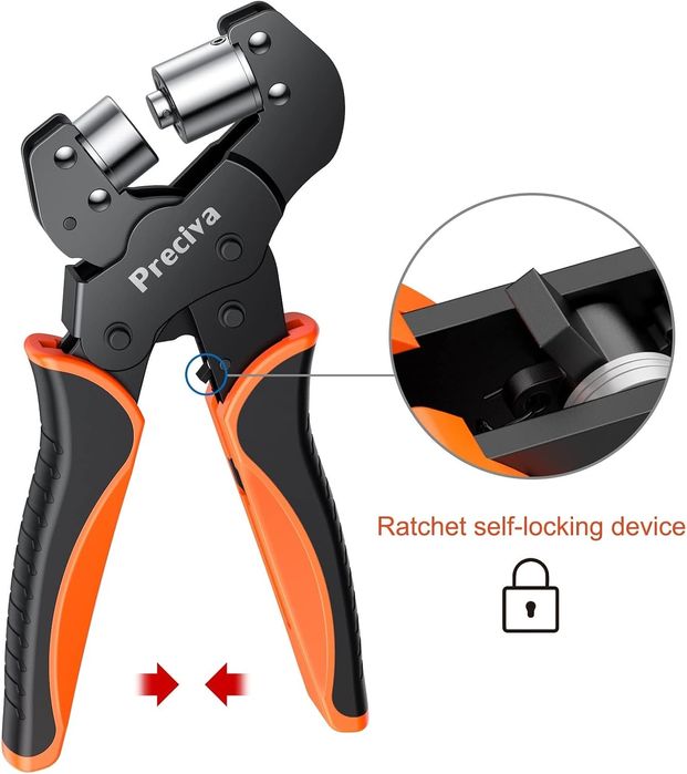 ПРО к-кт клещи за поставяне на капси + 400бр капси за брезенти, тенти