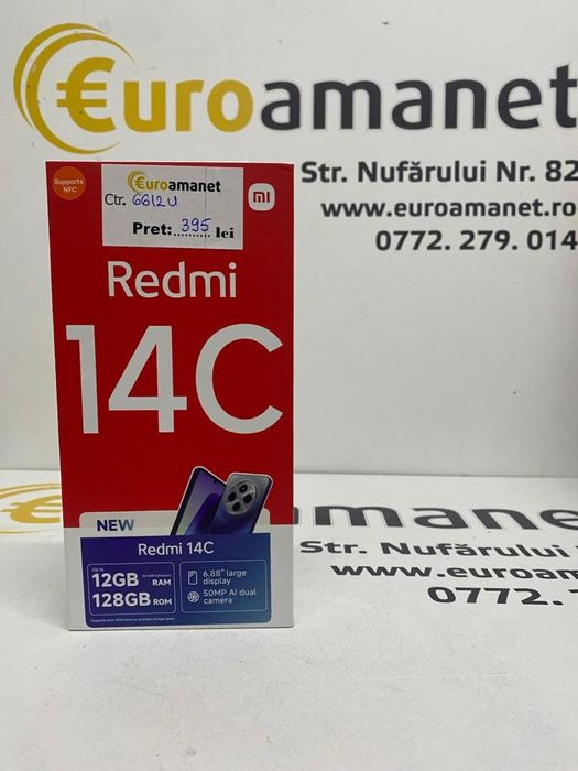 Telefon mobil Xiaomi Redmi 14C, 4GB RAM, 128GB -N2-