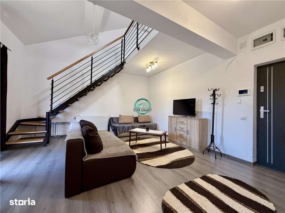 Apartament cu 2 camere  si 2 bai de inchiriat, bloc nou, in Centru
