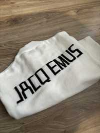 Бял пуловер jacquemus