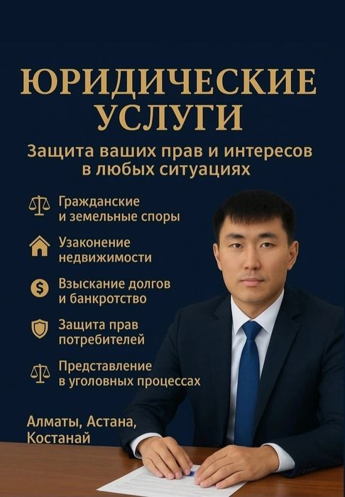 Юридические услуги (сопровождение и представительство интересов)